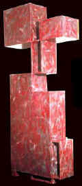 Out of line red shelf, 1992. Private collection