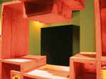 Exhibition view, black box is installation "welcome". Click for more.