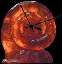 Flexible escargot clock